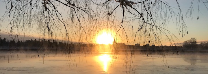 Oulun auringonlasku